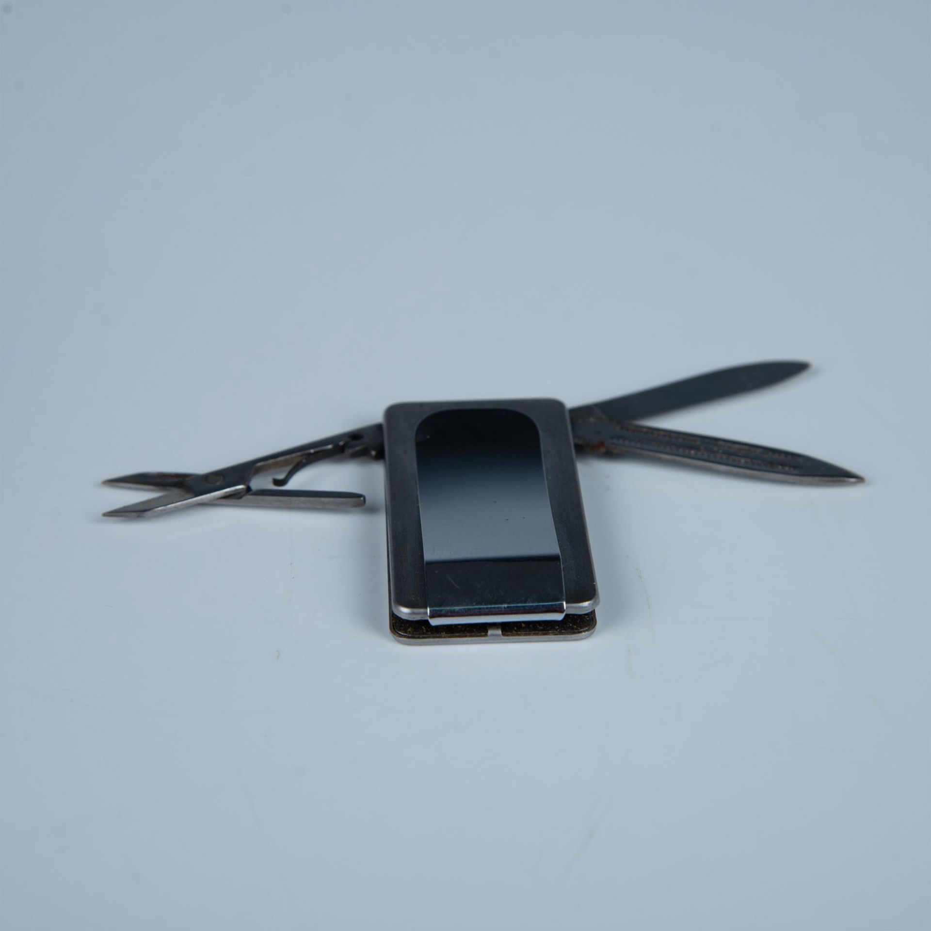 Slim Rectangular Pocket Knife Multi-Tool with Clip - Image 3 of 4