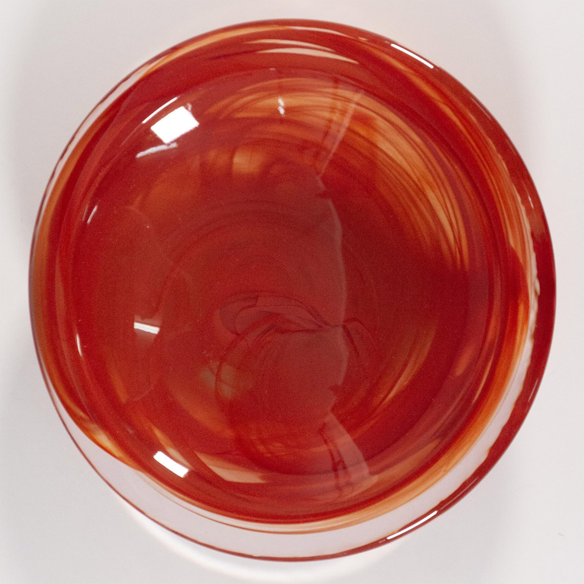 Kosta Boda by Anna Ehrner Shallow Round Glass Bowl, Atoll - Image 3 of 4