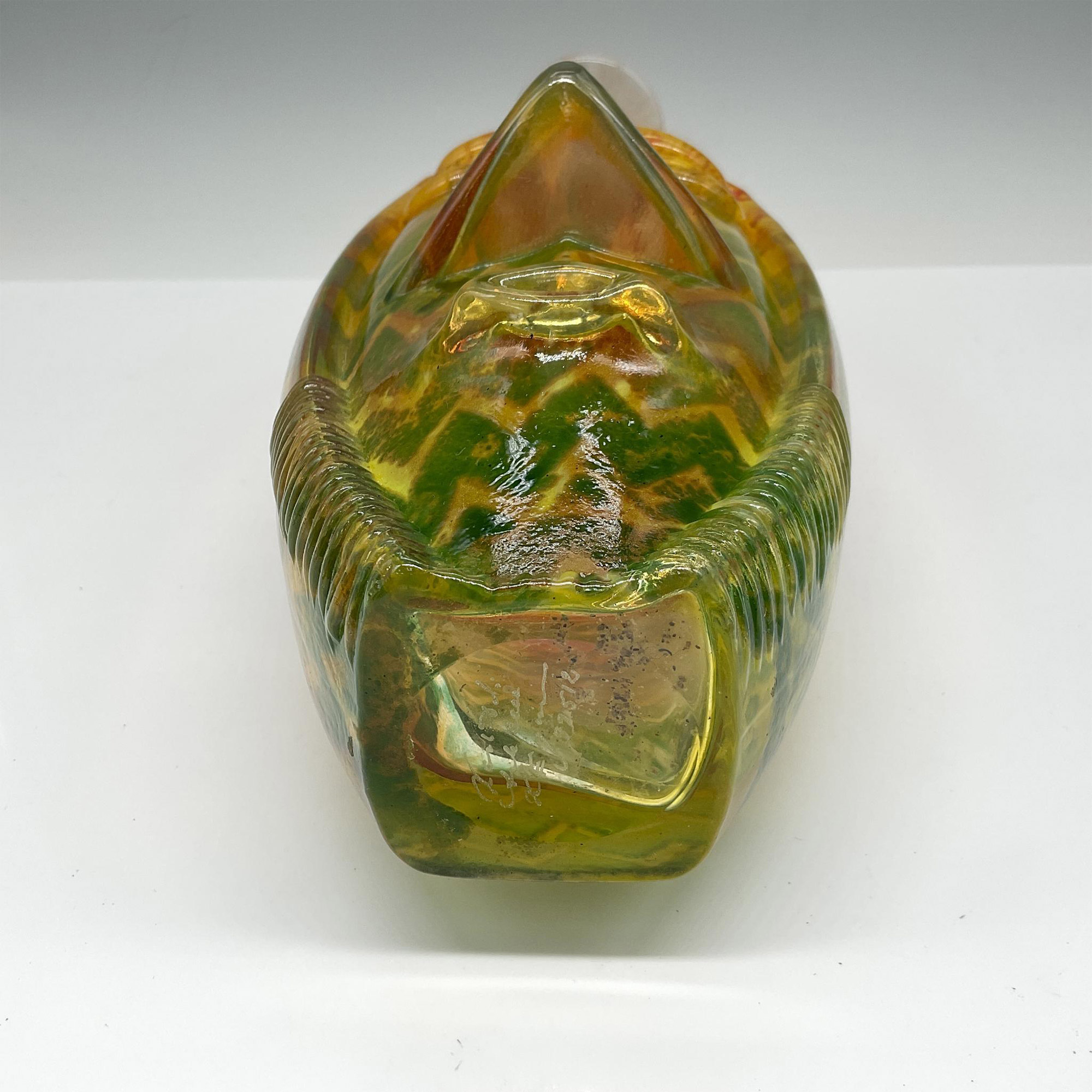 Kjell Engman for Kosta Boda Art Glass Rio Bottle, Signed - Image 4 of 5