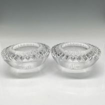 Pair of Orrefors Crystal Brilliance Votives