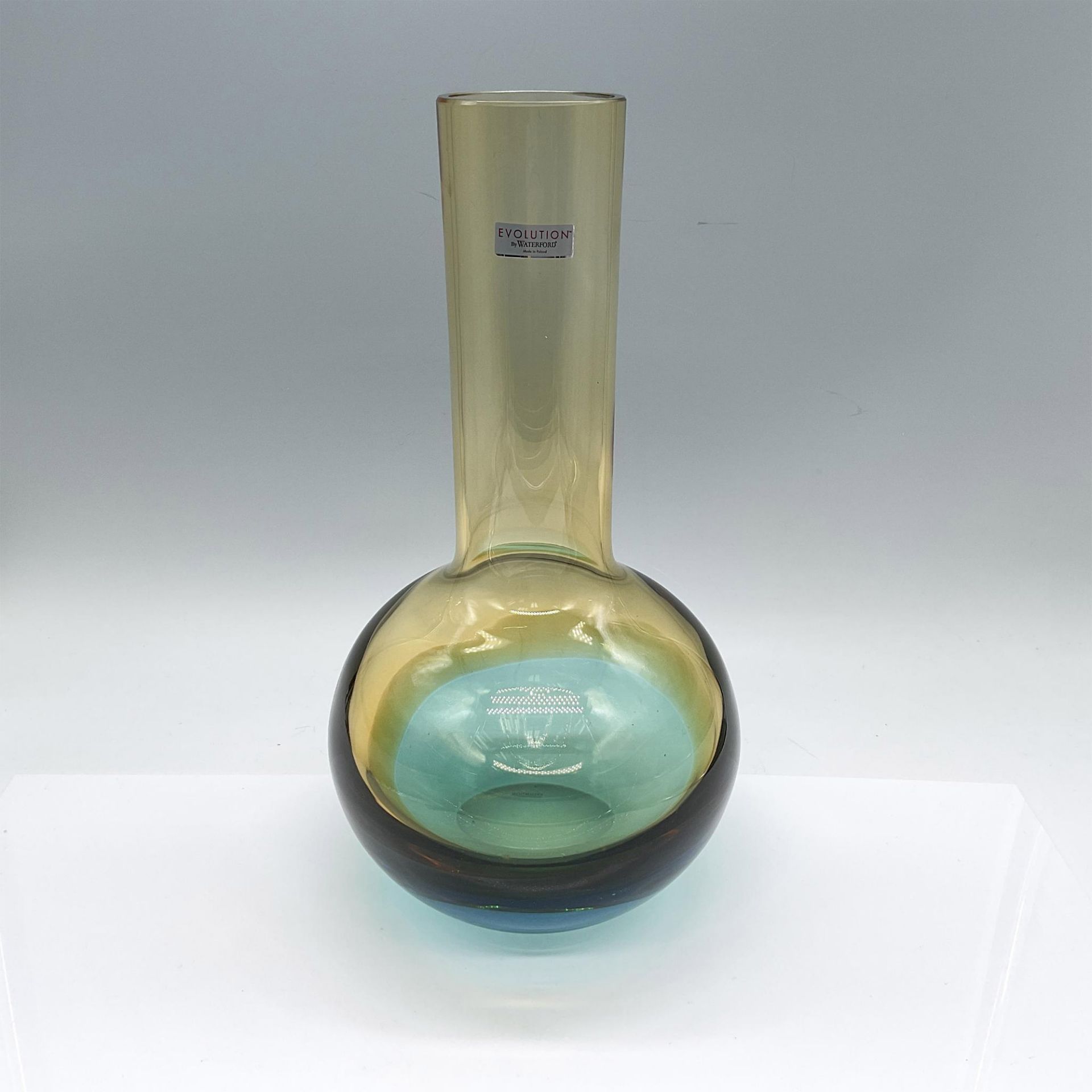 Waterford Turquoise and Amber Vase, Evolution