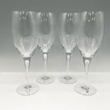 Orrefors Crystal Intermezzo Satin Wine Glasses, Set of 4