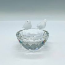 Swarovski Silver Crystal Figurine, Bird Bath