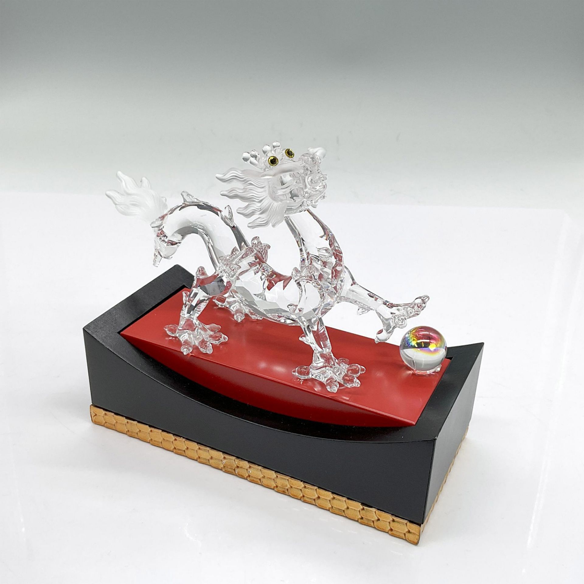 Swarovski Crystal Figurine, Chinese Zodiac Dragon + Base - Image 2 of 5