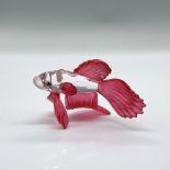 Swarovski Crystal Figurine, Red Siamese Fighting Fish