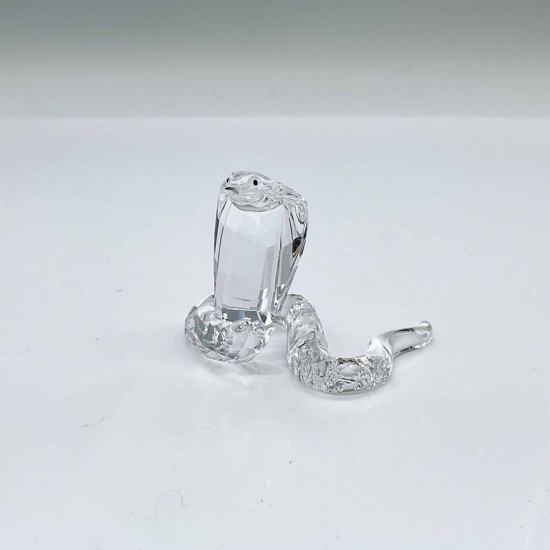 Swarovski Silver Crystal Figurine, Cobra