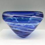 Evolutions by Waterford Crystal Spiral Blue Bowl