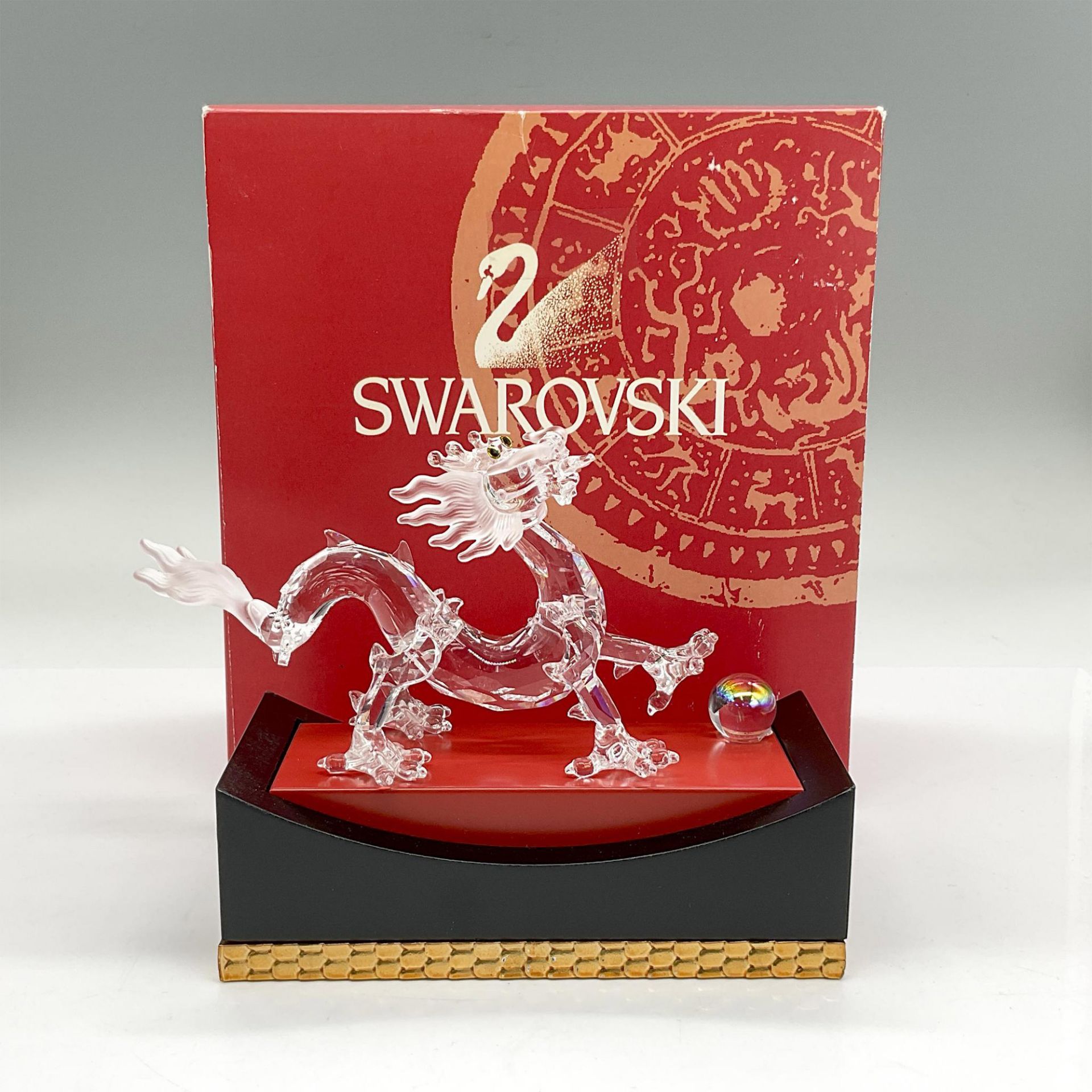 Swarovski Crystal Figurine, Chinese Zodiac Dragon + Base - Image 5 of 5