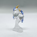 Swarovski Crystal Figurine, Malachite Kingfishers