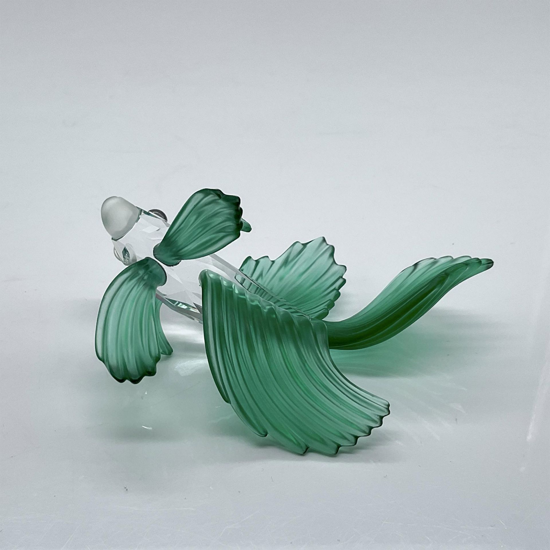 Swarovski Crystal Figurine, Green Siamese Fighting Fish - Image 3 of 4