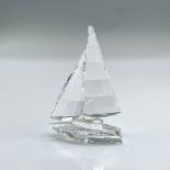 Swarovski Silver Crystal Figurine, Sailboat