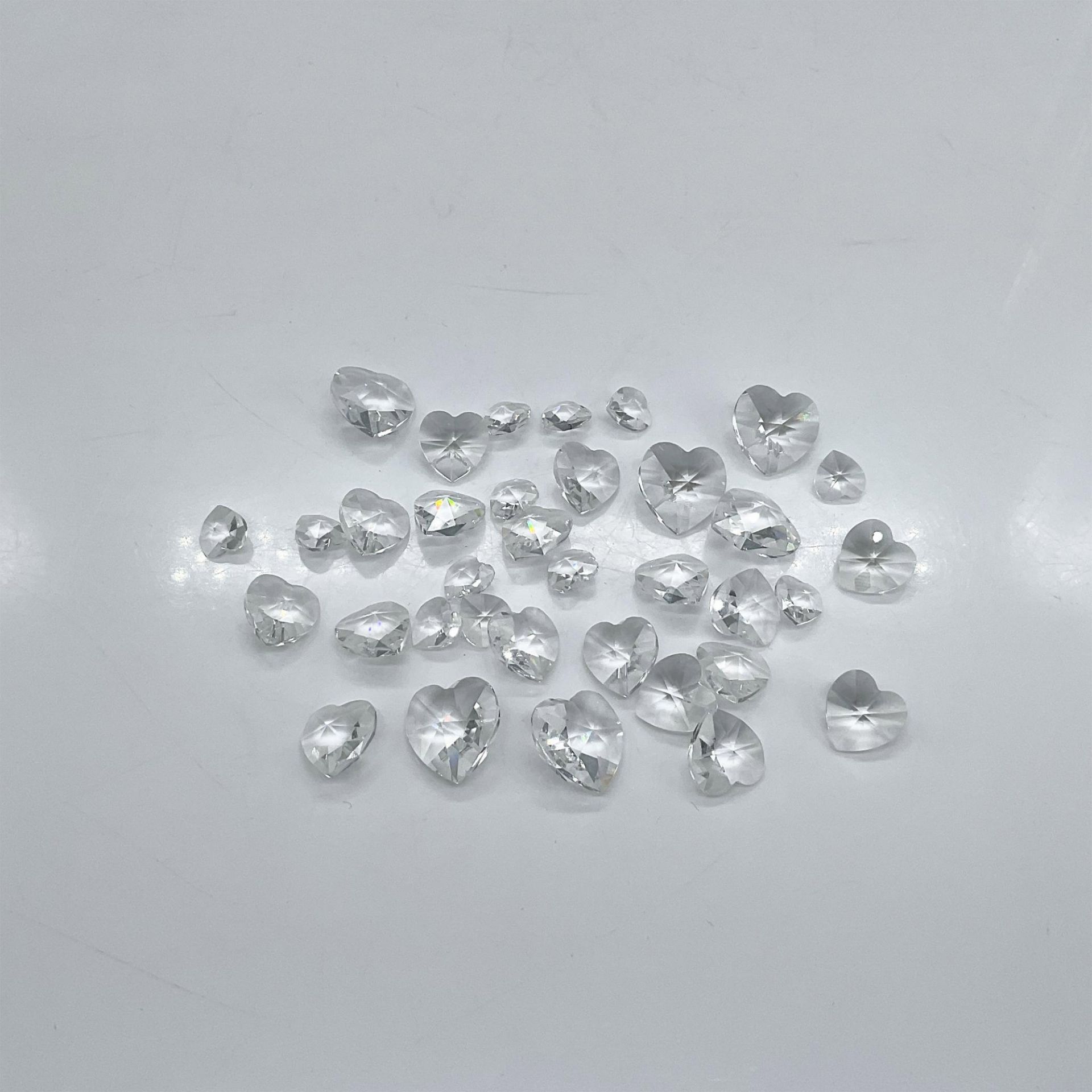 4pc Swarovski Crystal Decorative Elements, Flowers + Hearts - Image 4 of 5