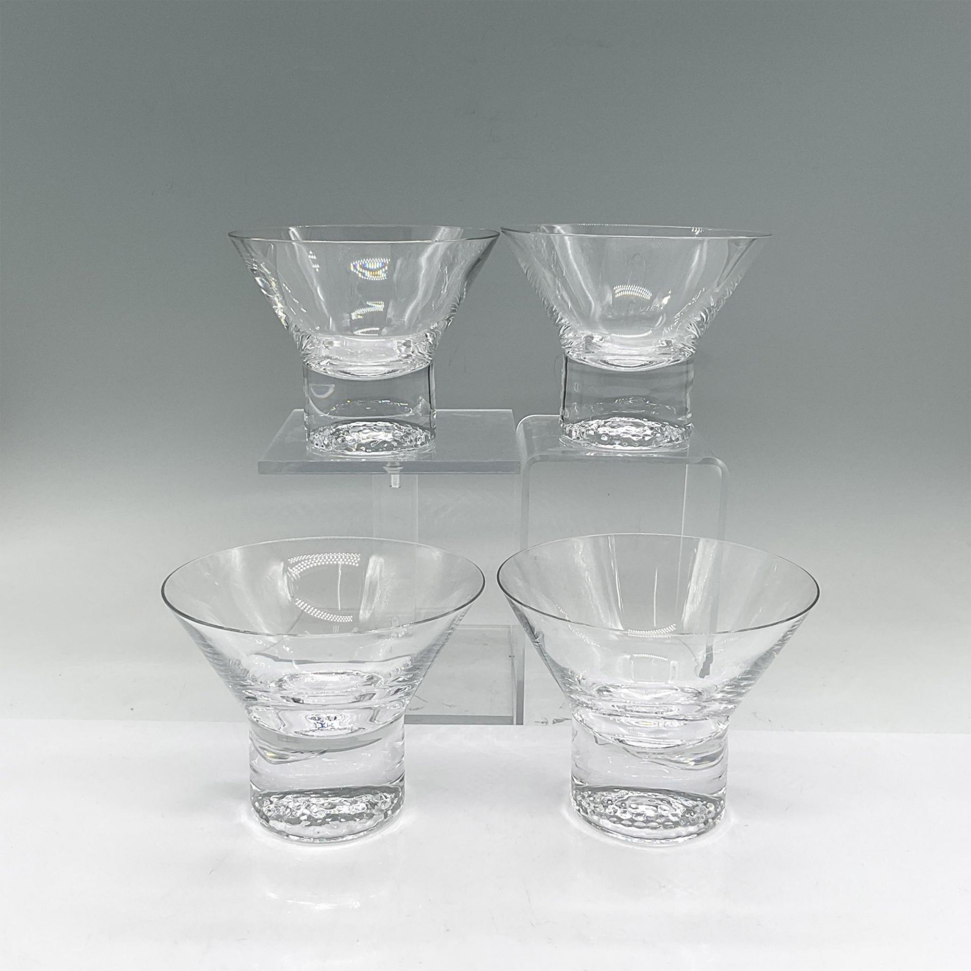 4pc Orrefors Cocktail Glasses - Bild 2 aus 3