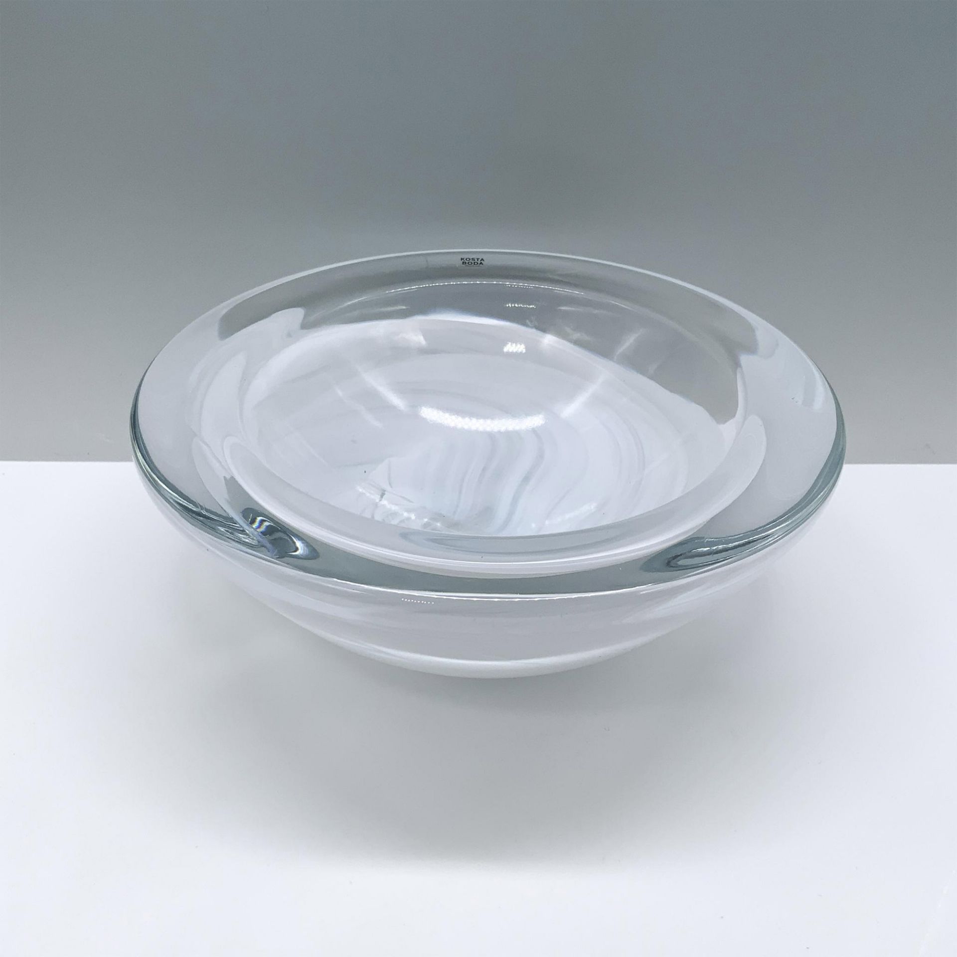 Kosta Boda Atoll Bowl, White - Image 2 of 3