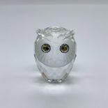 Swarovski Silver Crystal Figurine, Owl - Small