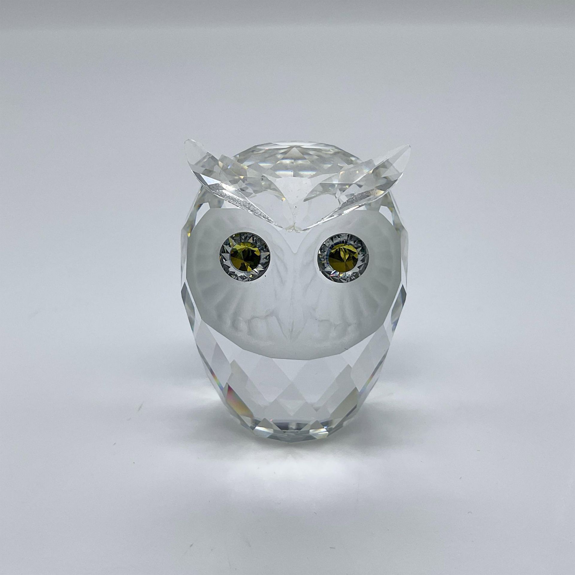 Swarovski Silver Crystal Figurine, Owl - Small