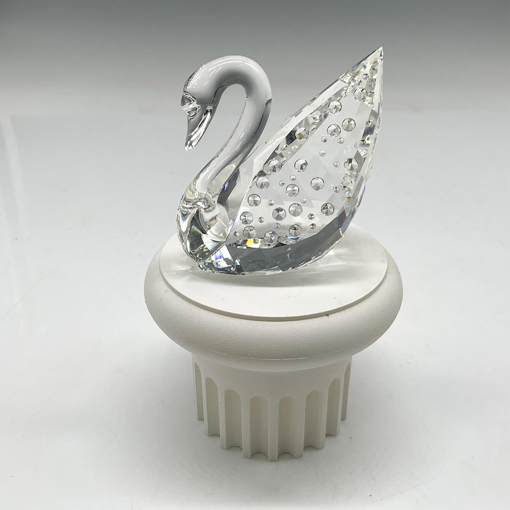 Swarovski Silver Crystal Figurine, Centenary Swan