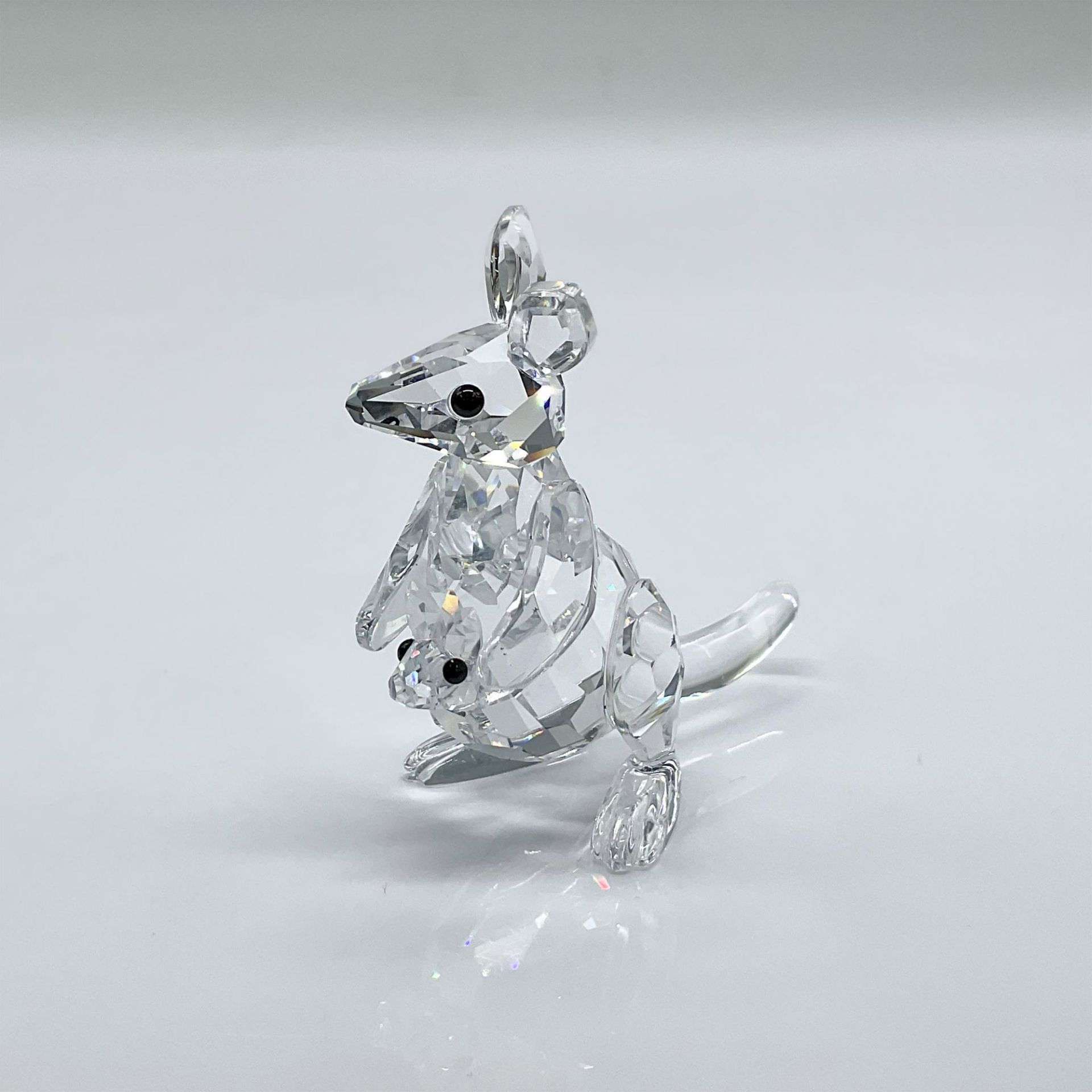 Swarovski Crystal Figurine, Kangaroo with Baby Joey - Image 2 of 5