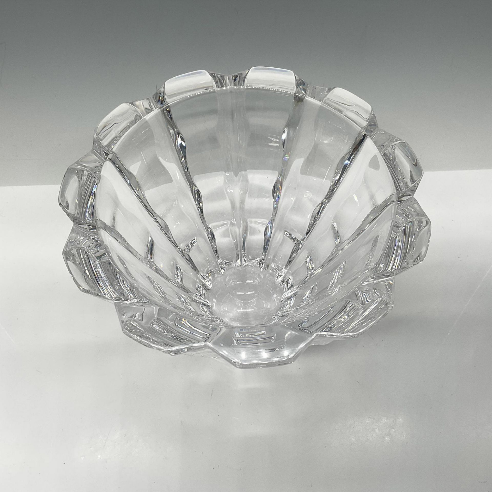 Orrefors Crystal Vase, Waves - Image 2 of 4