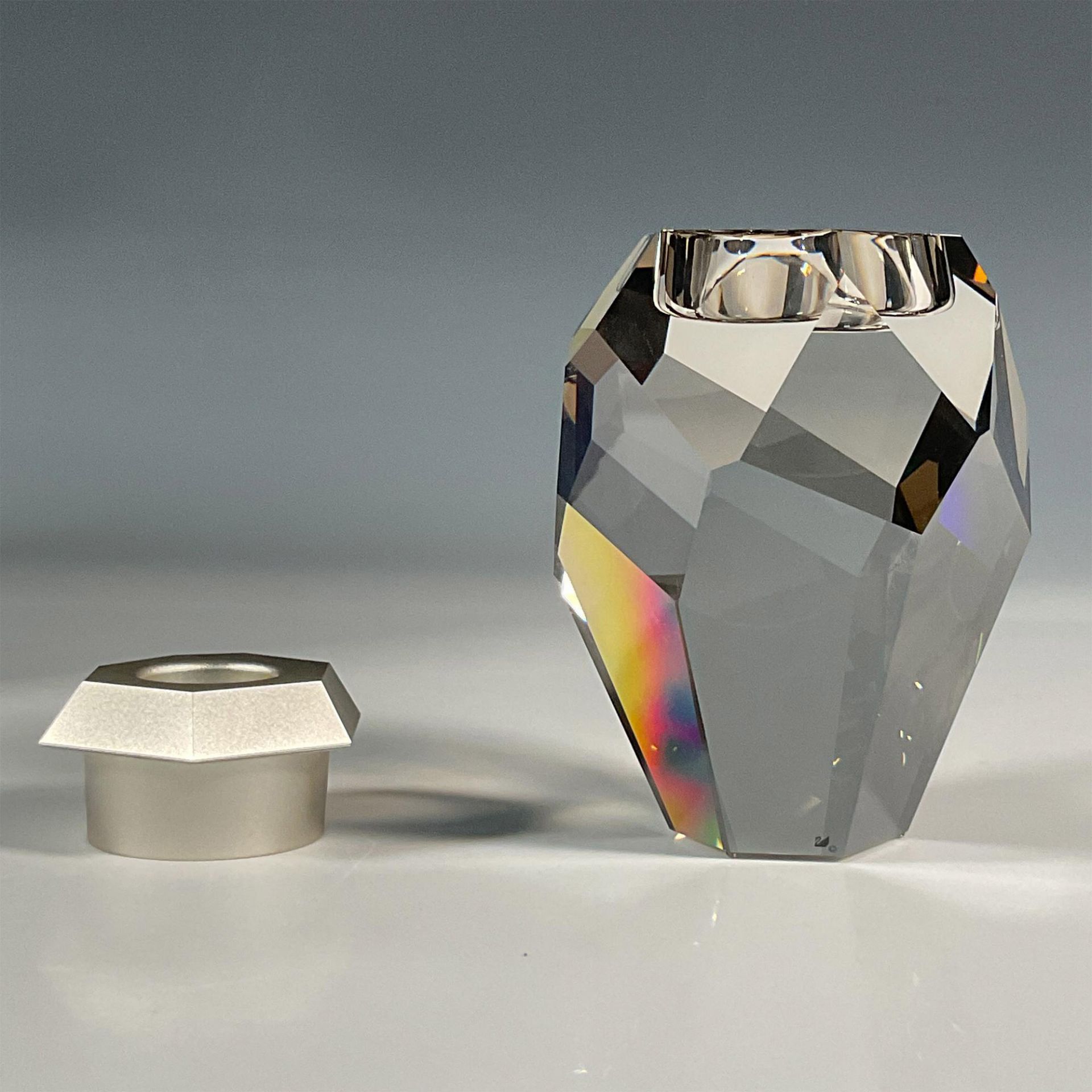 Swarovski Crystal Candleholder, Silex - Image 3 of 5