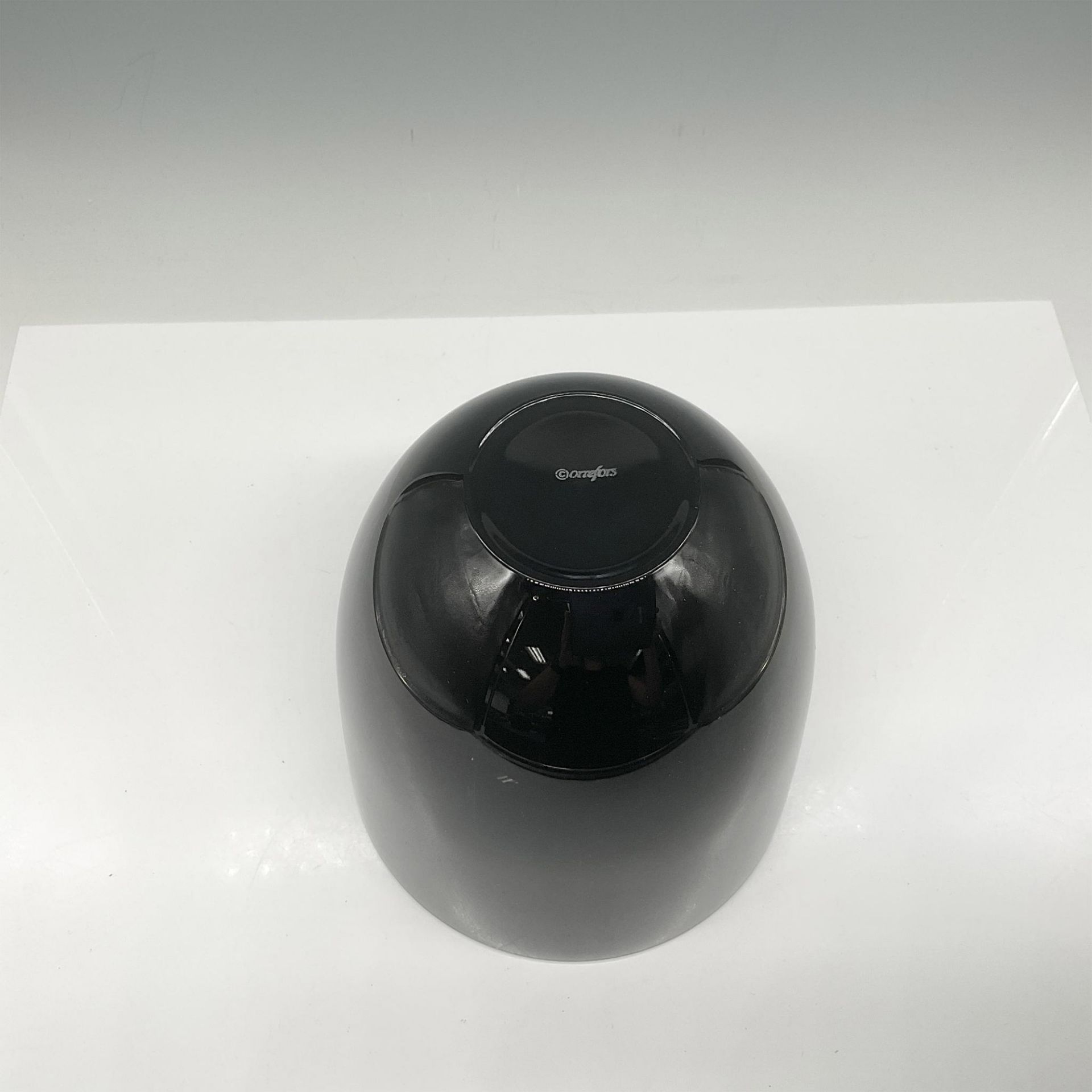 Orrefors Black Crystal Bowl, Pastillo - Image 3 of 4