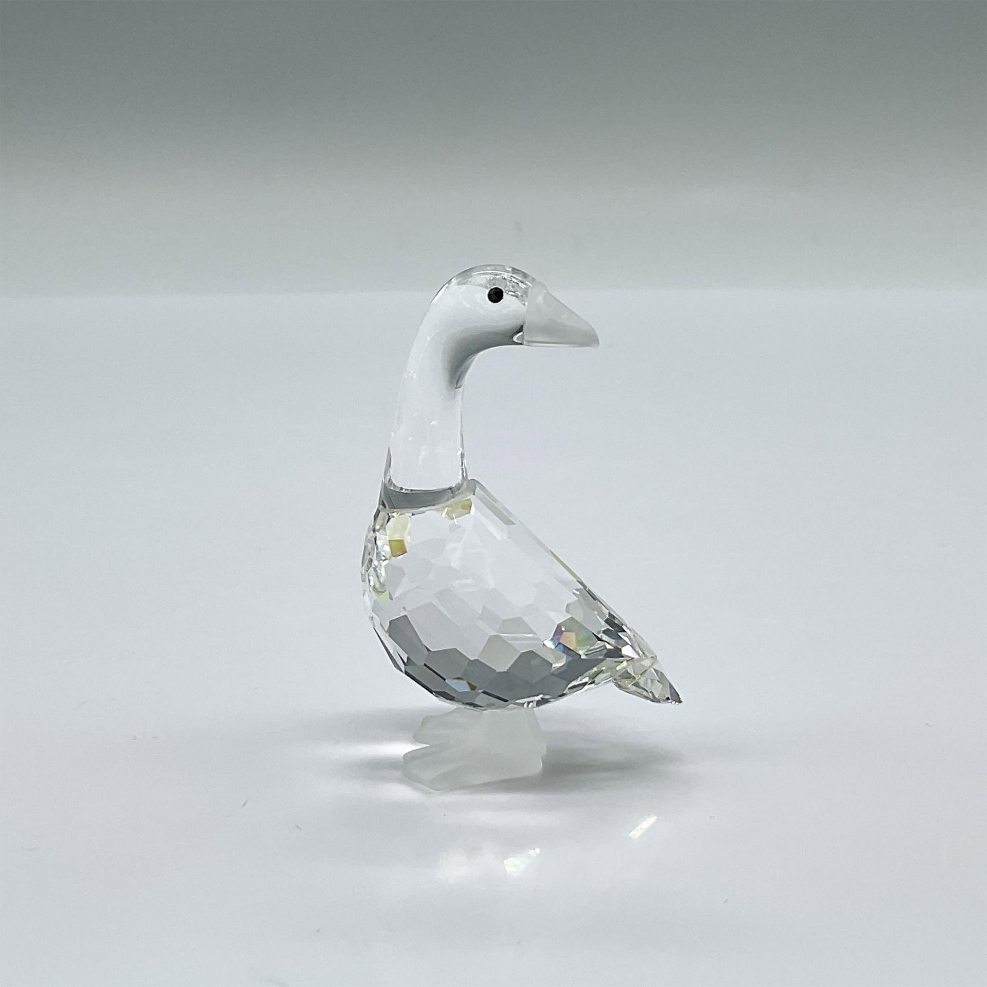 Swarovski Silver Crystal Figurine, Goose Mother