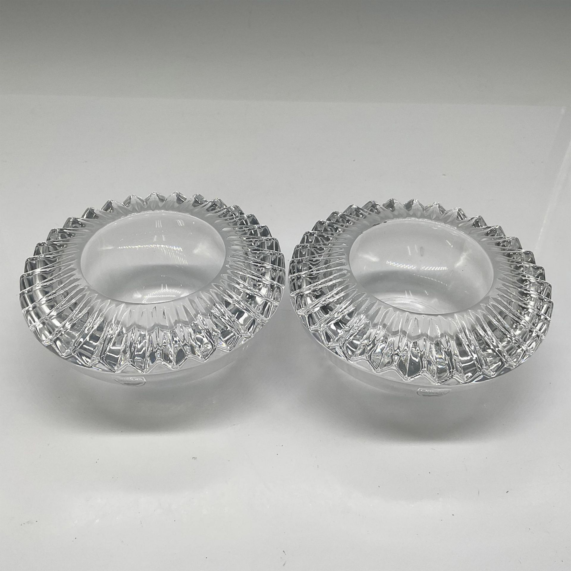 Pair of Orrefors Crystal Brilliance Votives - Image 2 of 4