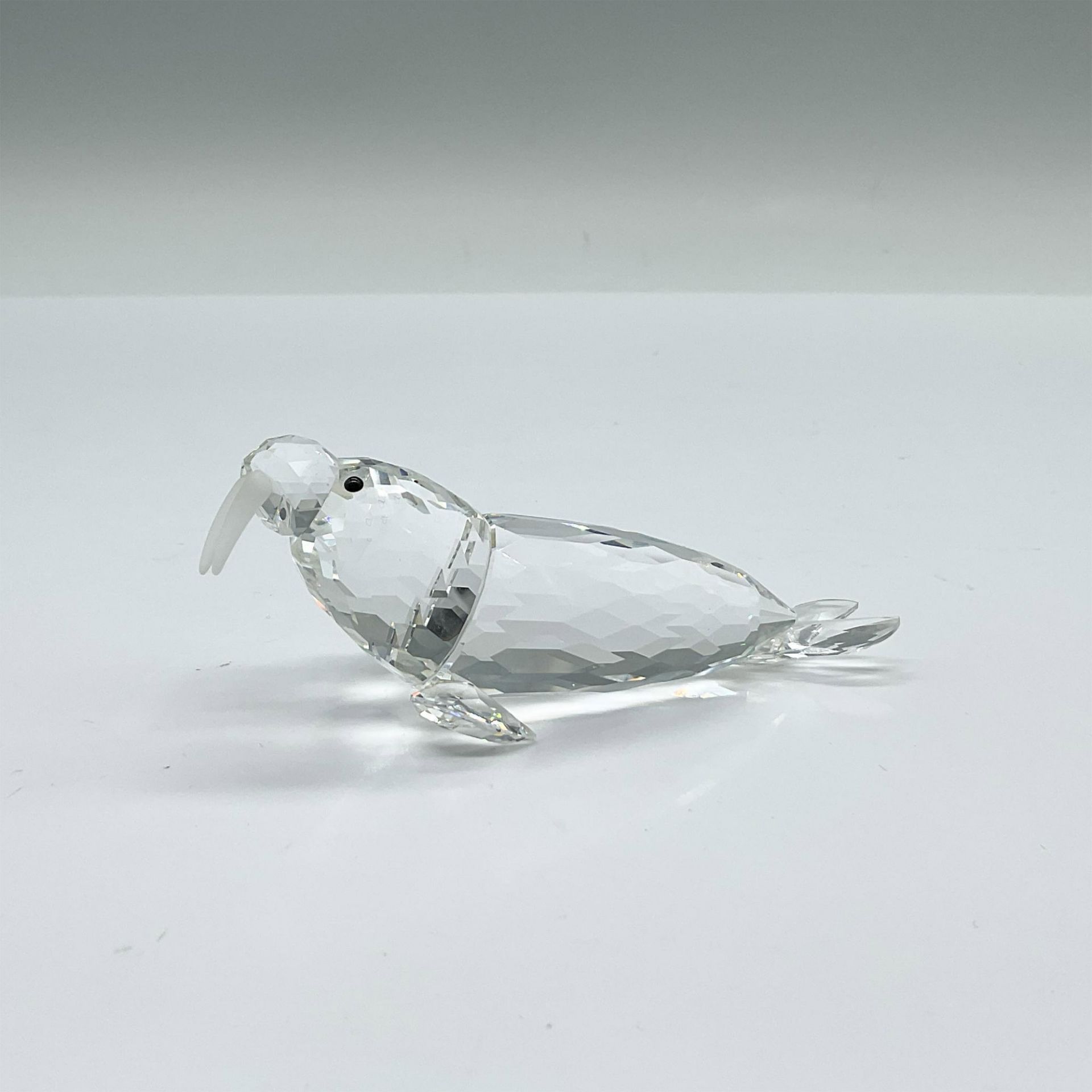 Swarovski Silver Crystal Figurine, Walrus