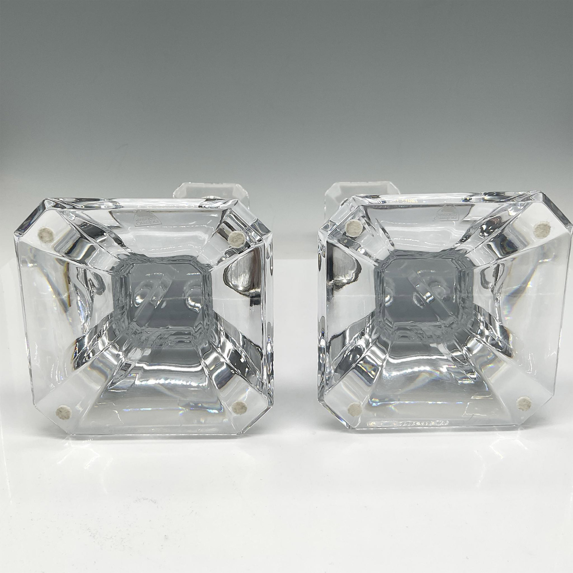 Pair of Orrefors Crystal Candle Holders - Image 4 of 4