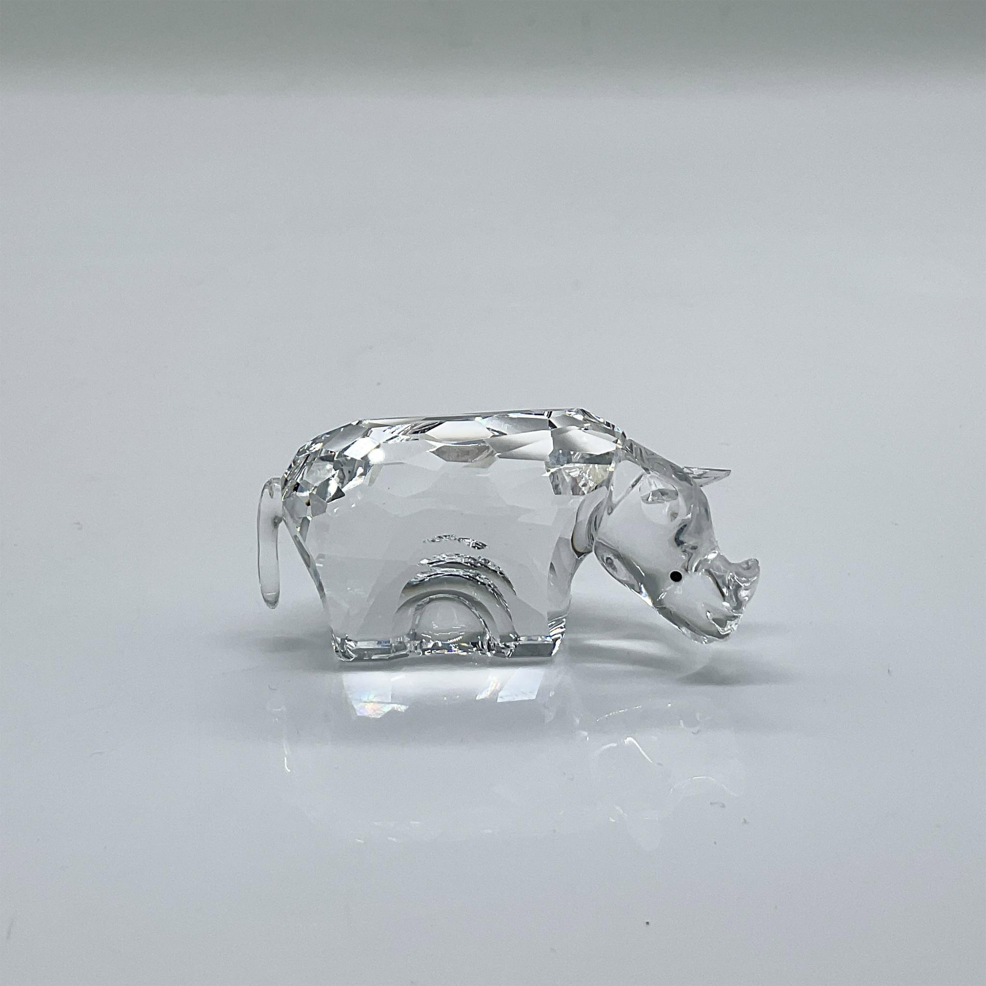 Swarovski Crystal Figurine, Rhino Small