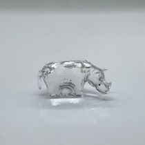 Swarovski Crystal Figurine, Rhino Small