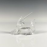 2pc Swarovski Silver Crystal Figurine, Unicorn