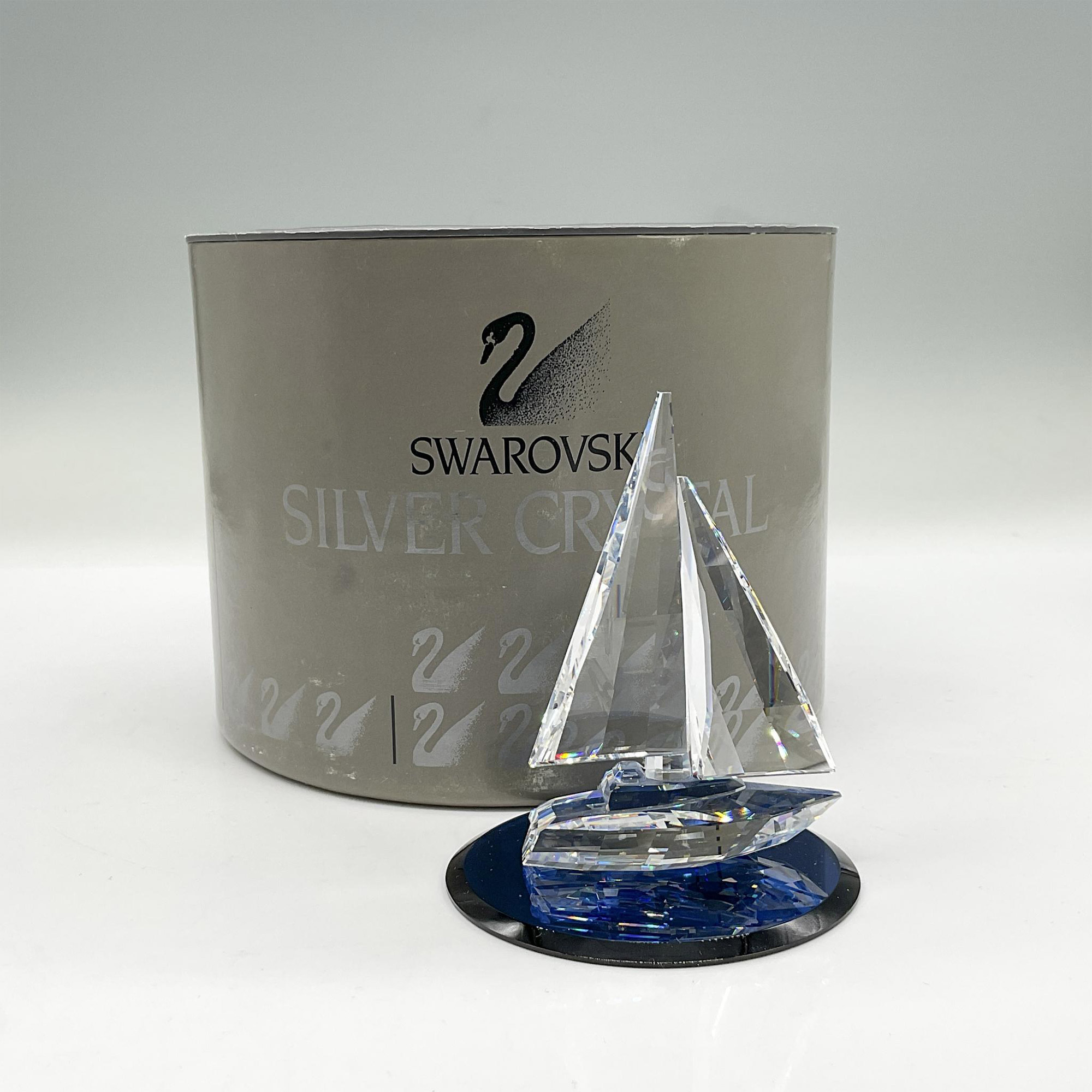 Swarovski Silver Crystal Figurine, Sailboat - Image 4 of 4