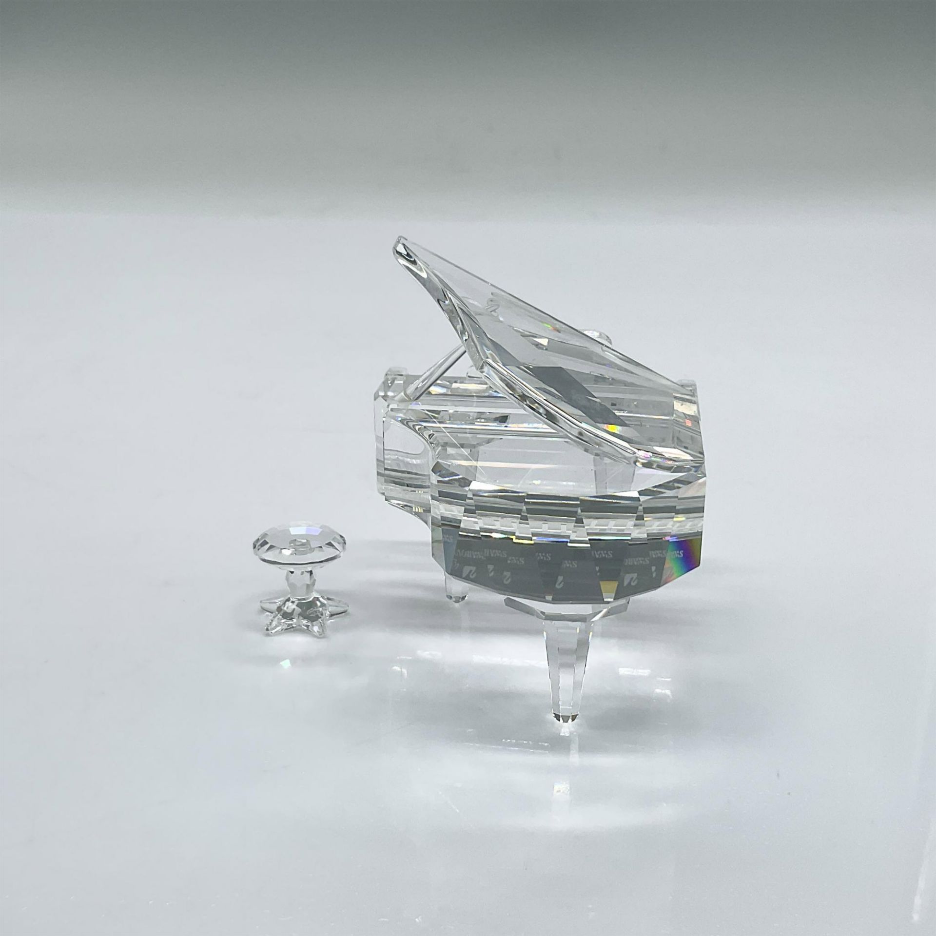 Swarovski Crystal Figurine, Grand Piano with Stool - Image 3 of 5