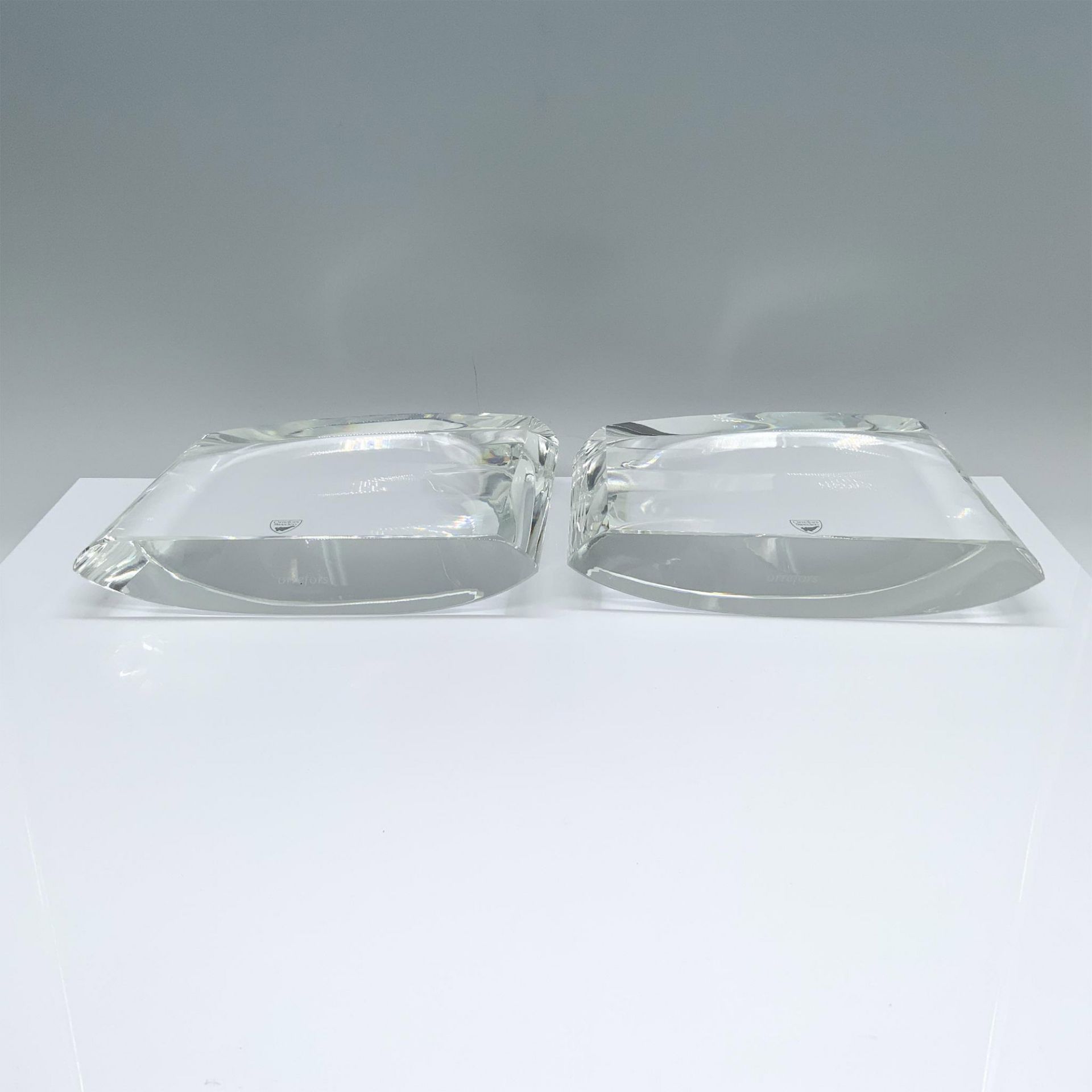 2pc Orrefors Crystal Sculptures - Image 3 of 3