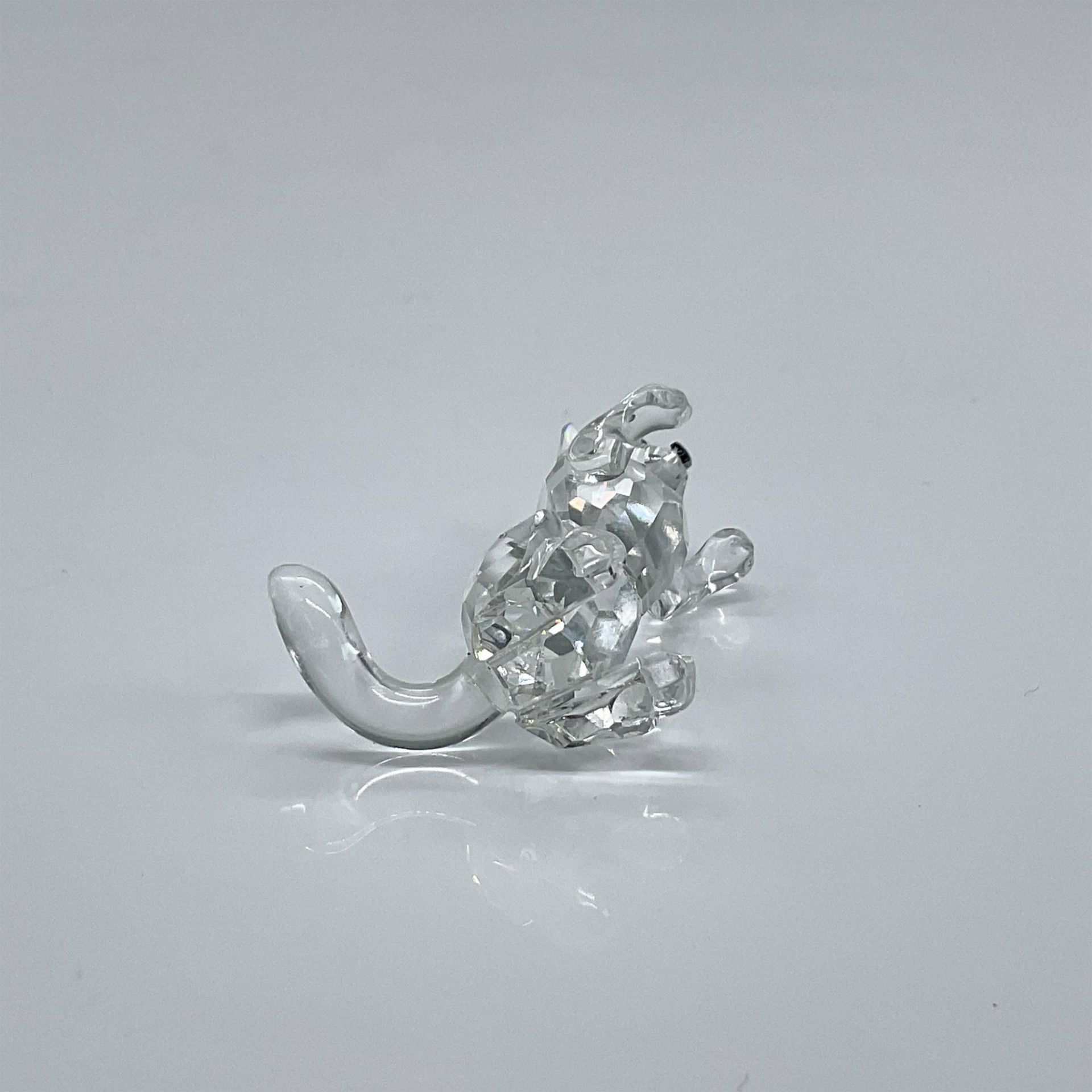 Swarovski Silver Crystal Figurine, Begging Cat - Image 3 of 4