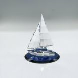 Swarovski Silver Crystal Figurine, Sailboat