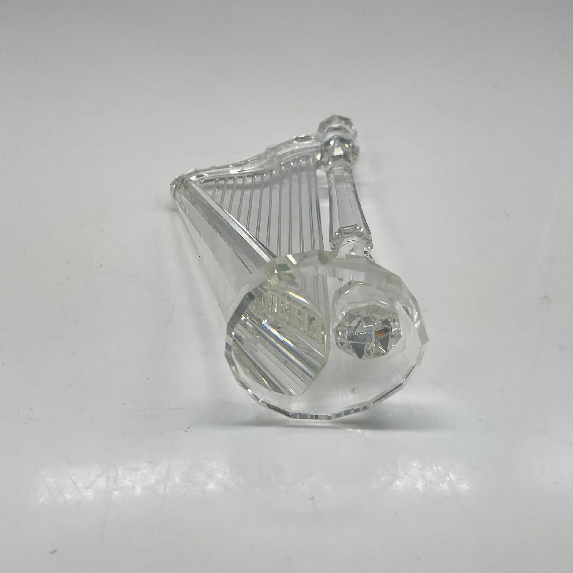 Swarovski Silver Crystal Figurine, Harp - Image 3 of 4
