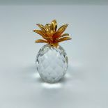 Swarovski Crystal Figurine, Small Pineapple Smooth Leaves