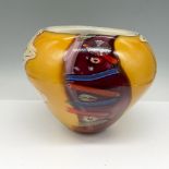 Viz Glass Hand Blown Art Glass Vase