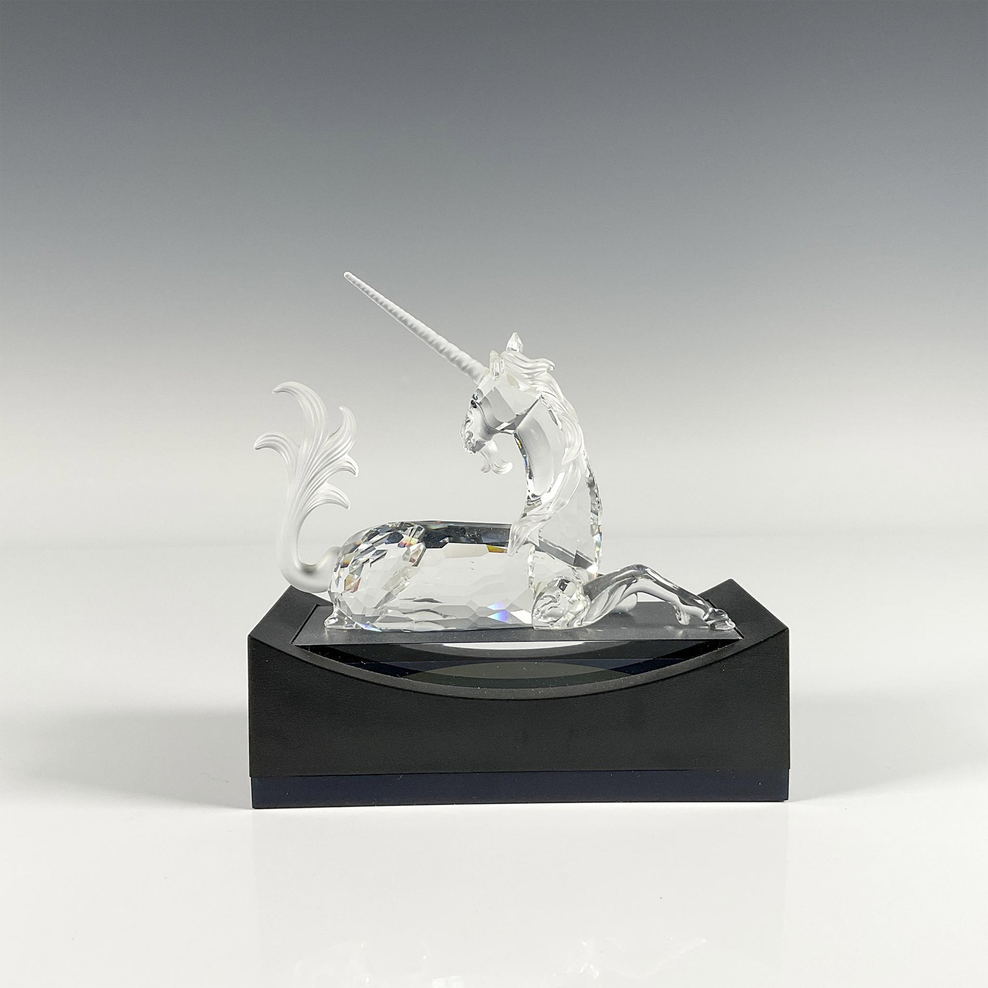 2pc Swarovski Silver Crystal Figurine, Unicorn - Bild 3 aus 4