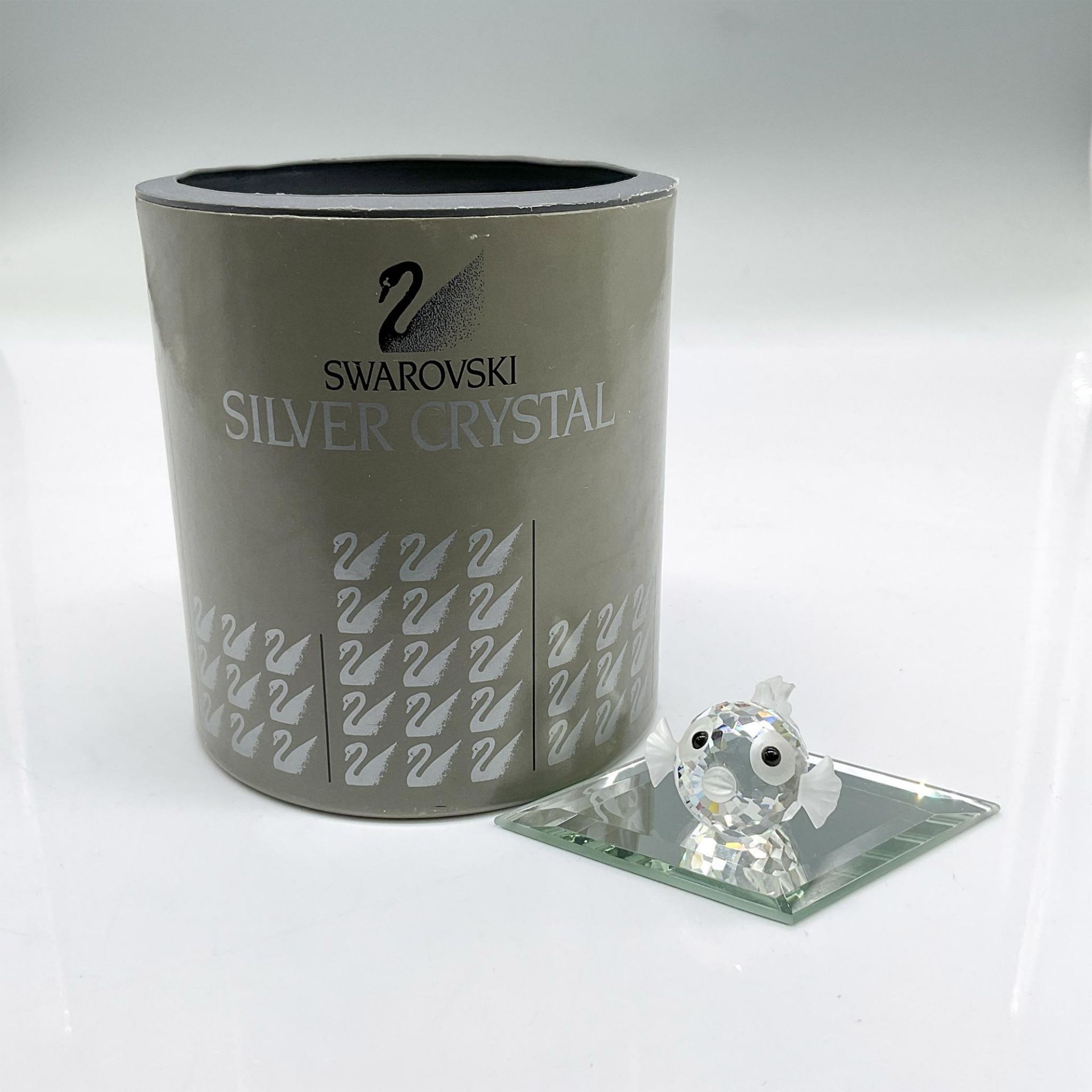 Swarovski Silver Crystal Figurine, Mini Blowfish - Bild 5 aus 5
