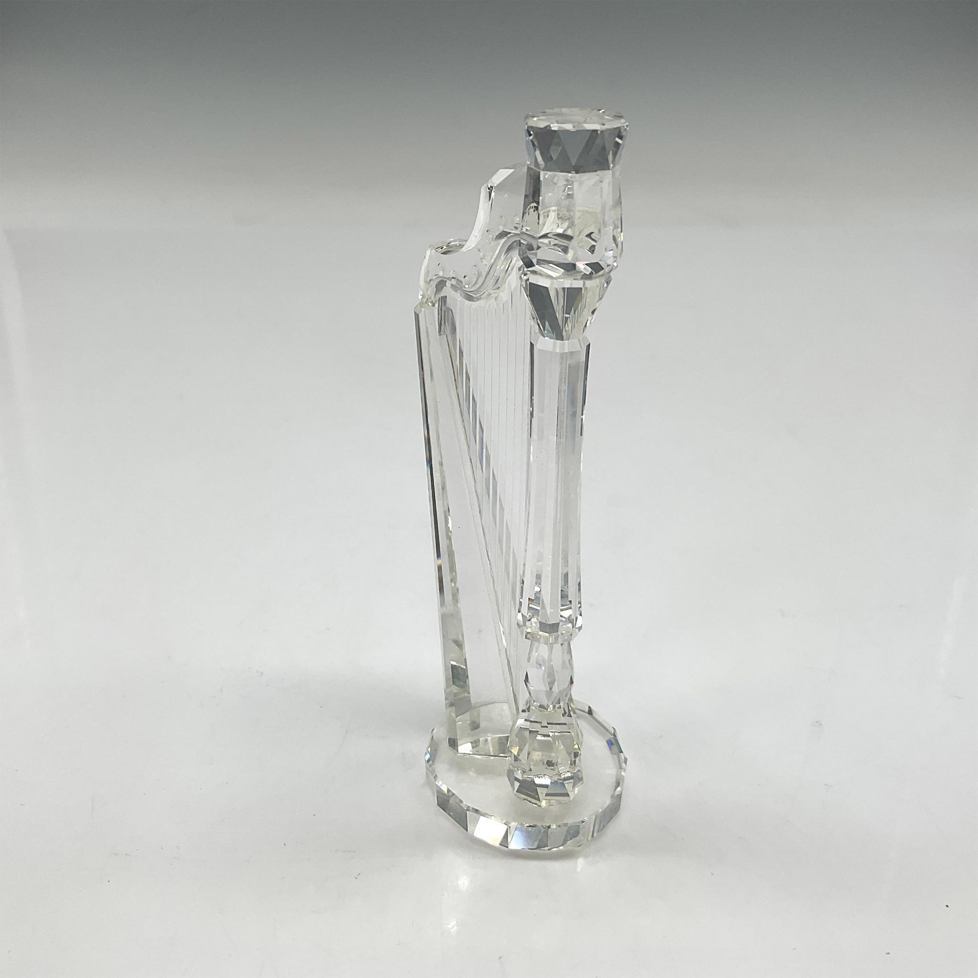 Swarovski Silver Crystal Figurine, Harp - Image 2 of 4