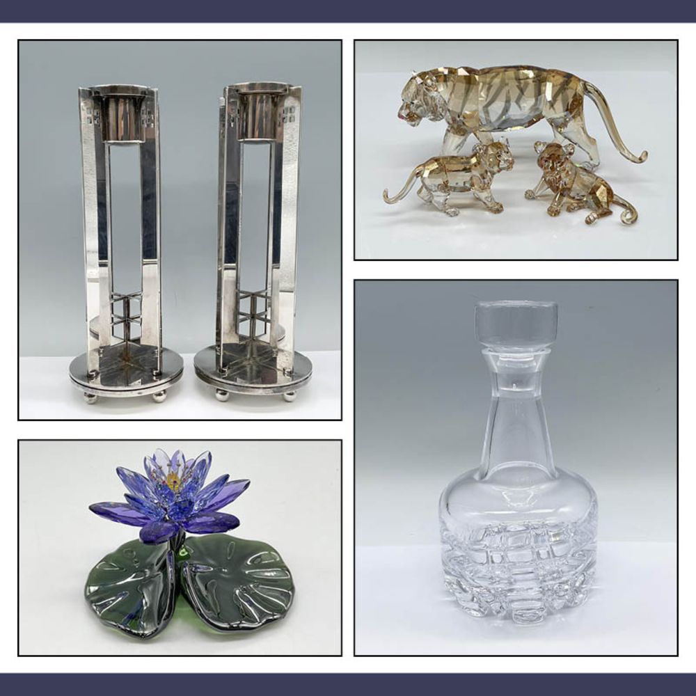 California Art Glass & Crystal Decor Auction