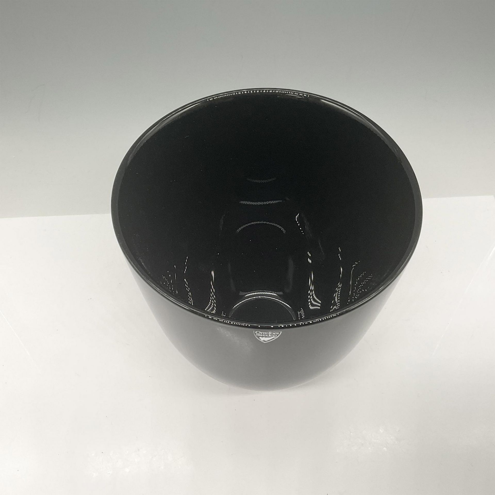 Orrefors Black Crystal Bowl, Pastillo - Image 2 of 4