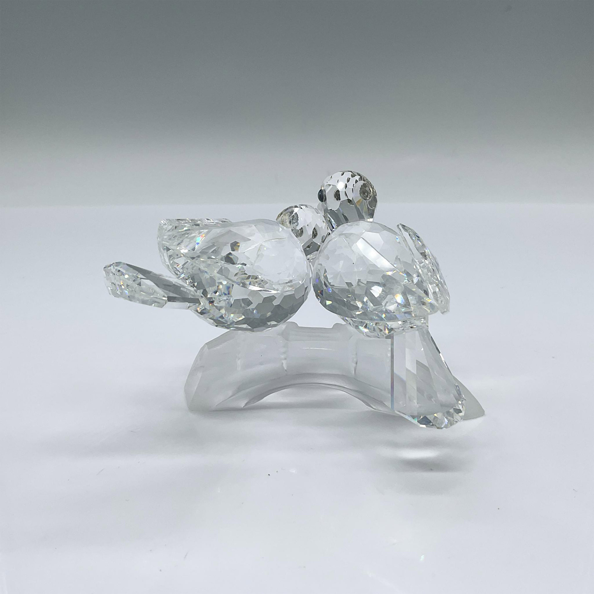 Swarovski Crystal Society 1989 Figurine, Turtledoves - Amour - Image 2 of 3