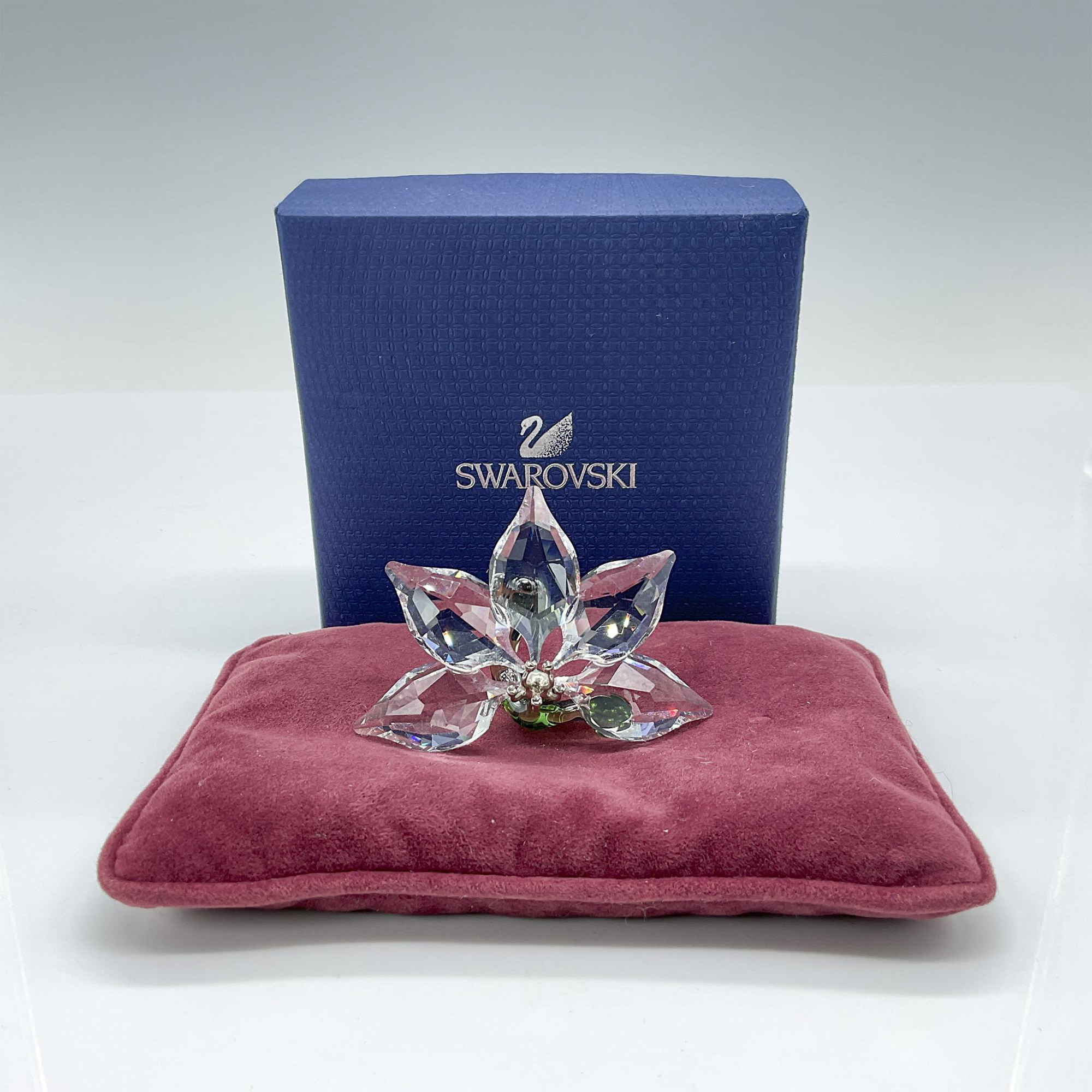 Swarovski Crystal Figurine, Orchid with Pillow - Image 4 of 4