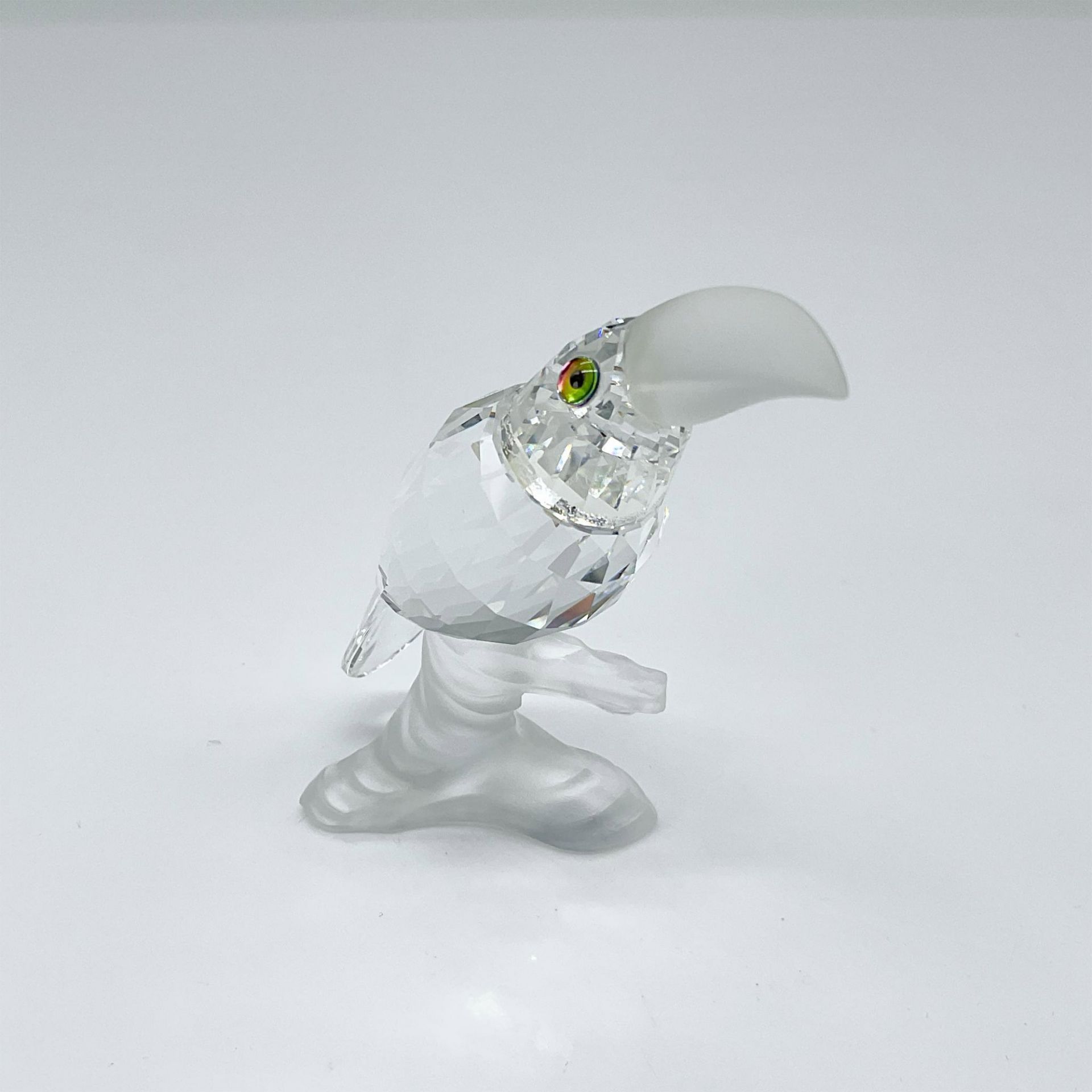 Swarovski Crystal Figurine, Toucan on Branch