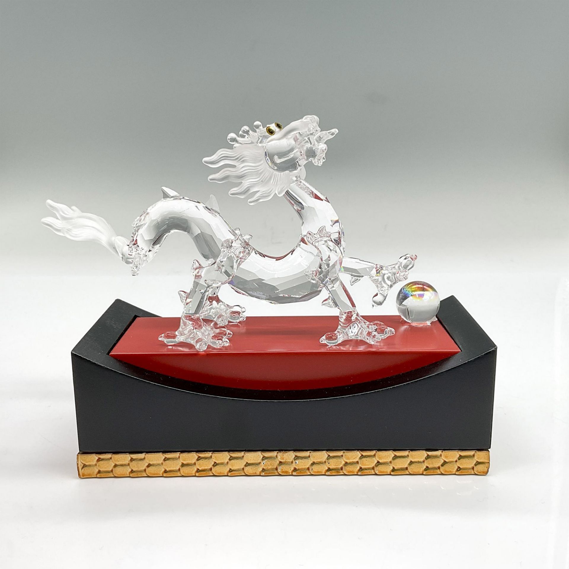 Swarovski Crystal Figurine, Chinese Zodiac Dragon + Base