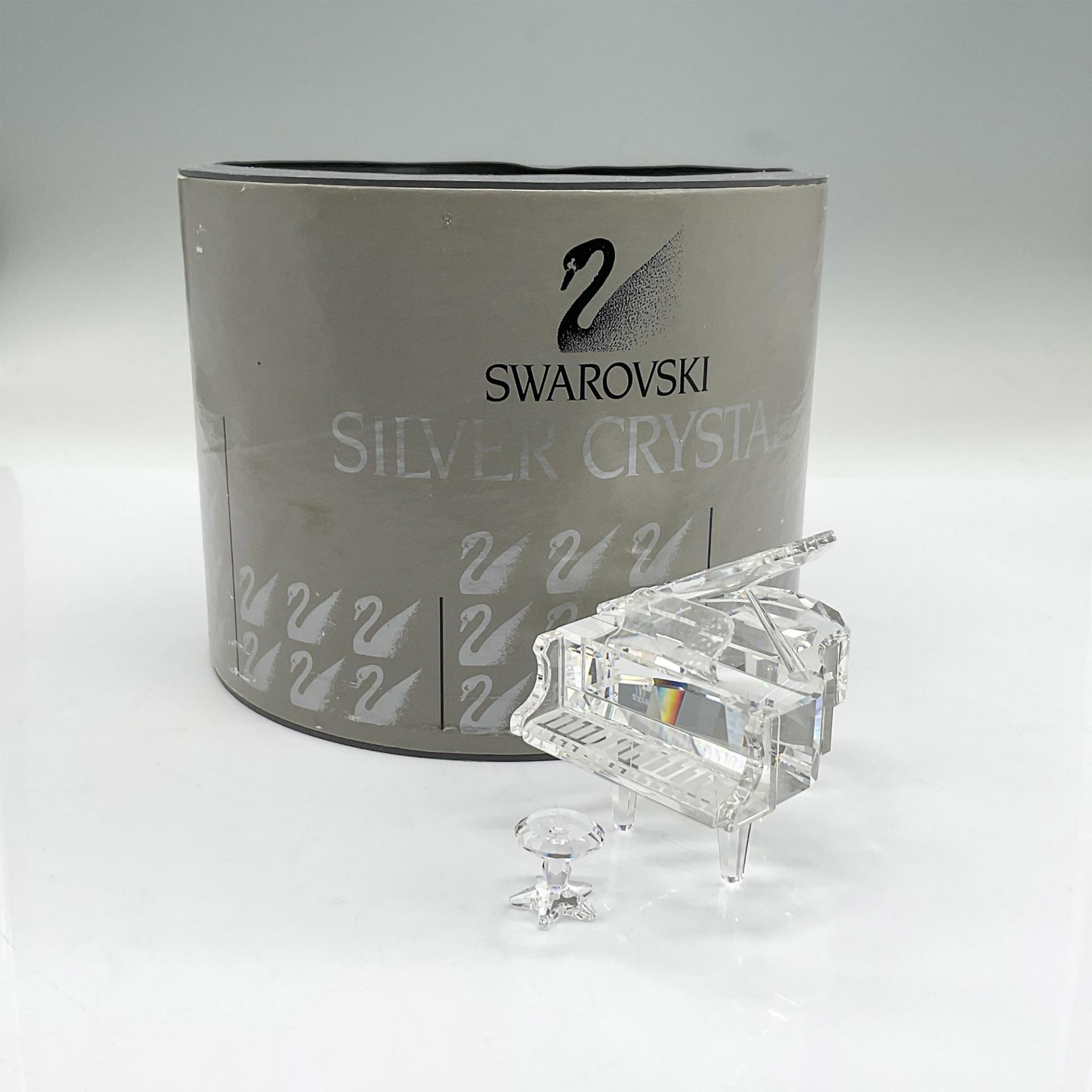 Swarovski Crystal Figurine, Grand Piano with Stool - Image 5 of 5